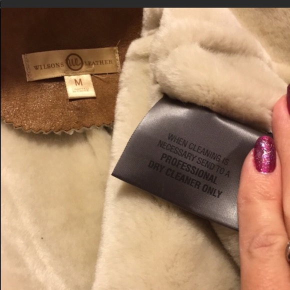 Leather Sherpa Lined. Medium. - Picture 7 of 8